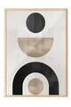 Tablou decorativ, 108461, Lemn masiv, Sticla PVC, Multicolor