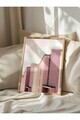 Tablou decorativ, 108487, Lemn masiv, Sticla PVC, Multicolor