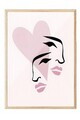 Tablou decorativ, 108489, Lemn masiv, Sticla PVC, Multicolor