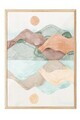 Tablou decorativ, 108521, Lemn masiv, Sticla PVC, Multicolor