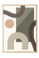 Tablou decorativ, 108588, Lemn masiv, Sticla PVC, Multicolor