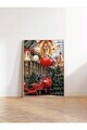 Tablou decorativ, 108634, Lemn masiv, Sticla PVC, Multicolor
