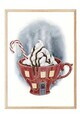 Tablou decorativ, 108641, Lemn masiv, Sticla PVC, Multicolor