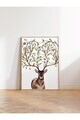 Tablou decorativ, 108642, Lemn masiv, Sticla PVC, Multicolor