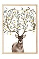Tablou decorativ, 108642, Lemn masiv, Sticla PVC, Multicolor