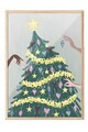 Tablou decorativ, 108674, Lemn masiv, Sticla PVC, Multicolor