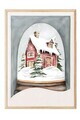 Tablou decorativ, 108681, Lemn masiv, Sticla PVC, Multicolor