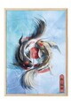 Tablou decorativ, 108695, Lemn masiv, Sticla PVC, Multicolor