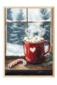 Tablou decorativ, 108737, Lemn masiv, Sticla PVC, Multicolor