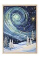 Tablou decorativ, 108740, Lemn masiv, Sticla PVC, Multicolor