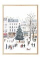 Tablou decorativ, 108762, Lemn masiv, Sticla PVC, Multicolor