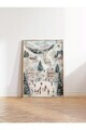 Tablou decorativ, 108772, Lemn masiv, Sticla PVC, Multicolor