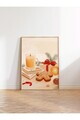 Tablou decorativ, 108779, Lemn masiv, Sticla PVC, Multicolor