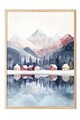 Tablou decorativ, 108784, Lemn masiv, Sticla PVC, Multicolor