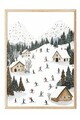 Tablou decorativ, 108789, Lemn masiv, Sticla PVC, Multicolor