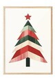 Tablou decorativ, 108807, Lemn masiv, Sticla PVC, Multicolor