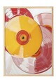 Tablou decorativ, 108941, Lemn masiv, Sticla PVC, Multicolor