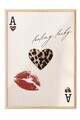 Tablou decorativ, 108953, Lemn masiv, Sticla PVC, Multicolor