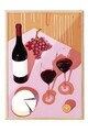 Tablou decorativ, 109097, Lemn masiv, Sticla PVC, Multicolor