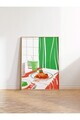 Tablou decorativ, 109110, Lemn masiv, Sticla PVC, Multicolor