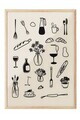 Tablou decorativ, 109114, Lemn masiv, Sticla PVC, Multicolor