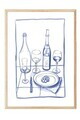 Tablou decorativ, 109116, Lemn masiv, Sticla PVC, Multicolor