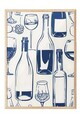 Tablou decorativ, 109120, Lemn masiv, Sticla PVC, Multicolor