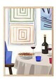 Tablou decorativ, 109138, Lemn masiv, Sticla PVC, Multicolor