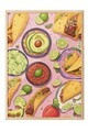 Tablou decorativ, 109149, Lemn masiv, Sticla PVC, Multicolor