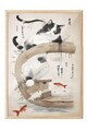 Tablou decorativ, 109163, Lemn masiv, Sticla PVC, Multicolor