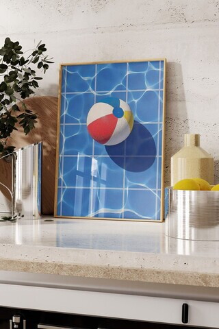 Tablou decorativ, 109481, Lemn masiv, Sticla PVC, Multicolor