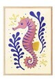 Tablou decorativ, 109487, Lemn masiv, Sticla PVC, Multicolor