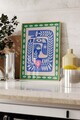 Tablou decorativ, 109489, Lemn masiv, Sticla PVC, Multicolor