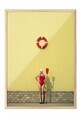 Tablou decorativ, 109490, Lemn masiv, Sticla PVC, Multicolor