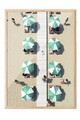 Tablou decorativ, 109492, Lemn masiv, Sticla PVC, Multicolor