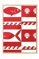 Tablou decorativ, 109509, Lemn masiv, Sticla PVC, Multicolor
