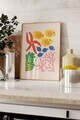 Tablou decorativ, 109513, Lemn masiv, Sticla PVC, Multicolor