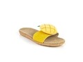 Papuci de casa dama Funky Steps, Scarlett Yellow, marimea 36-37