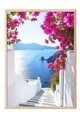 Tablou decorativ, 109537, Lemn masiv, Sticla PVC, Multicolor