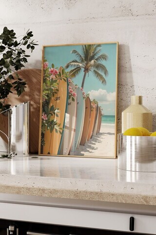 Tablou decorativ, 109548, Lemn masiv, Sticla PVC, Multicolor