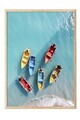 Tablou decorativ, 109550, Lemn masiv, Sticla PVC, Multicolor