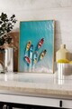 Tablou decorativ, 109550, Lemn masiv, Sticla PVC, Multicolor