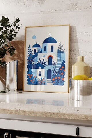 Tablou decorativ, 109558, Lemn masiv, Sticla PVC, Multicolor