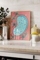 Tablou decorativ, 109583, Lemn masiv, Sticla PVC, Multicolor