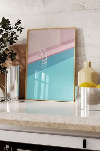 Tablou decorativ, 109589, Lemn masiv, Sticla PVC, Multicolor