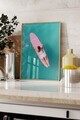 Tablou decorativ, 109597, Lemn masiv, Sticla PVC, Multicolor