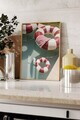 Tablou decorativ, 109645, Lemn masiv, Sticla PVC, Multicolor