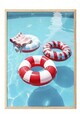 Tablou decorativ, 109646, Lemn masiv, Sticla PVC, Multicolor