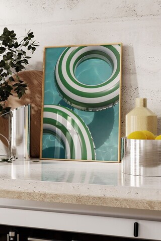 Tablou decorativ, 109652, Lemn masiv, Sticla PVC, Multicolor