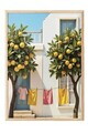Tablou decorativ, 109653, Lemn masiv, Sticla PVC, Multicolor